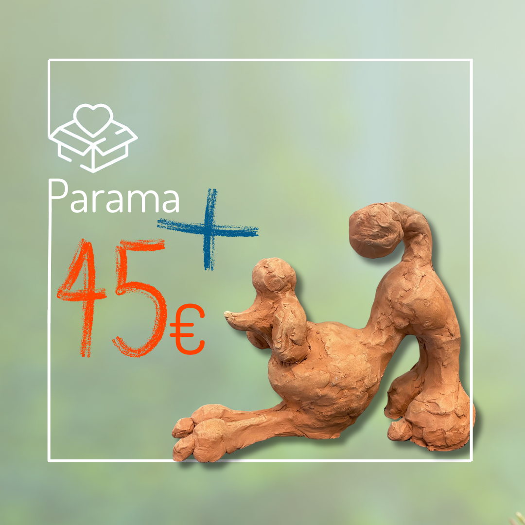 Parama Vaikų linijai + keramikinis dirbinys "Pudelio rytas"